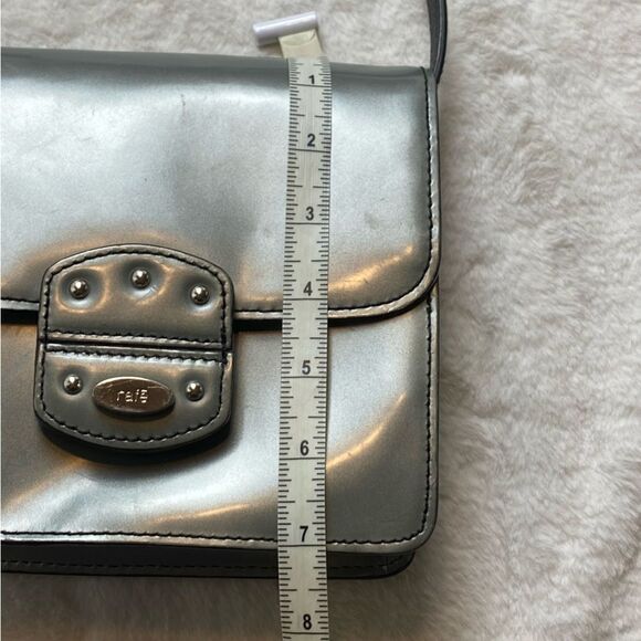 Rafe New York Gray Leather Crossbody Purse - Picture 11 of 13
